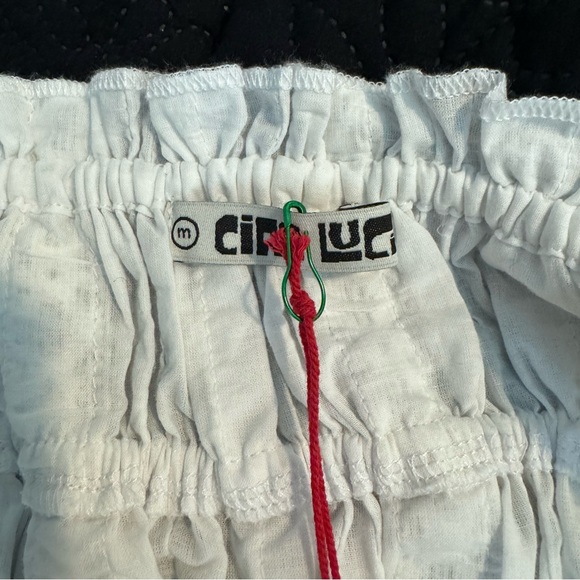 NWT Ciao Lucia CLARA Dress in WHITE NOVELTY LACE COTTON Size M Medium - Picture 13 of 14